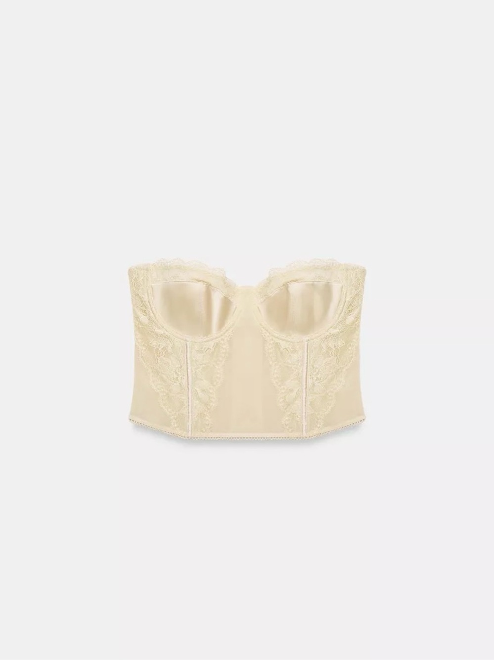 NWT ZARA COMBINATION LACE CORSET